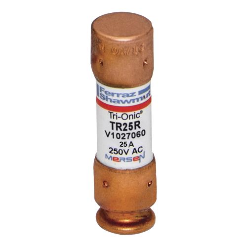 TR25R-3PK - Fuse Tri-Onic® 250V 25A Time-Delay Class RK5 TR Series 3 Pack